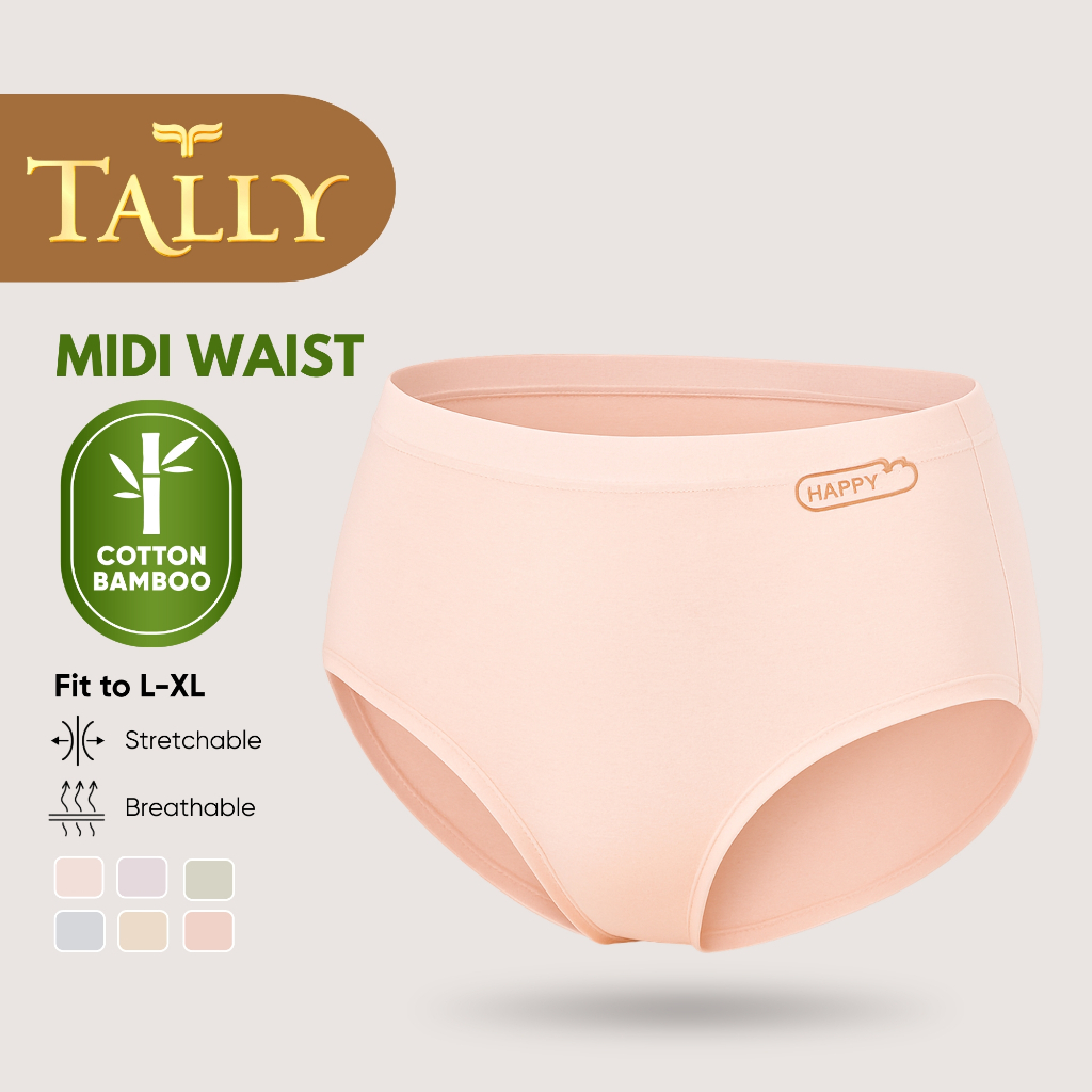 3pcs CD TALLY KATUN BAMBU WANITA ANTI IRITASI KATUN SERAP KERINGAT