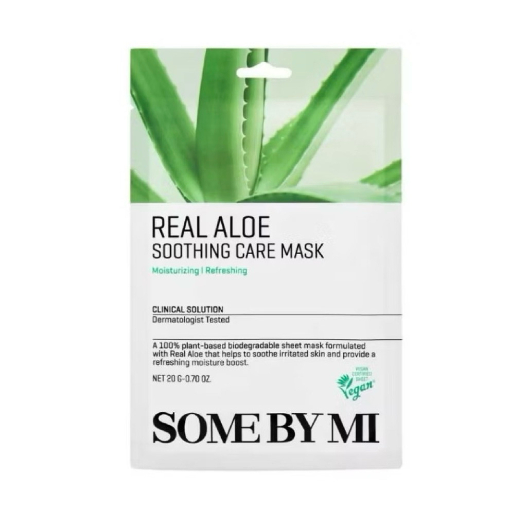 (EXP 2028) SOME BY MI REAL ALOE SOOTHING CARE MASK