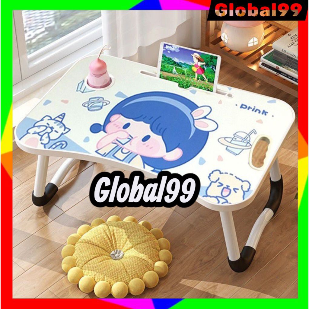 Meja Lipat Jumbo Meja Belajar Anak Portable