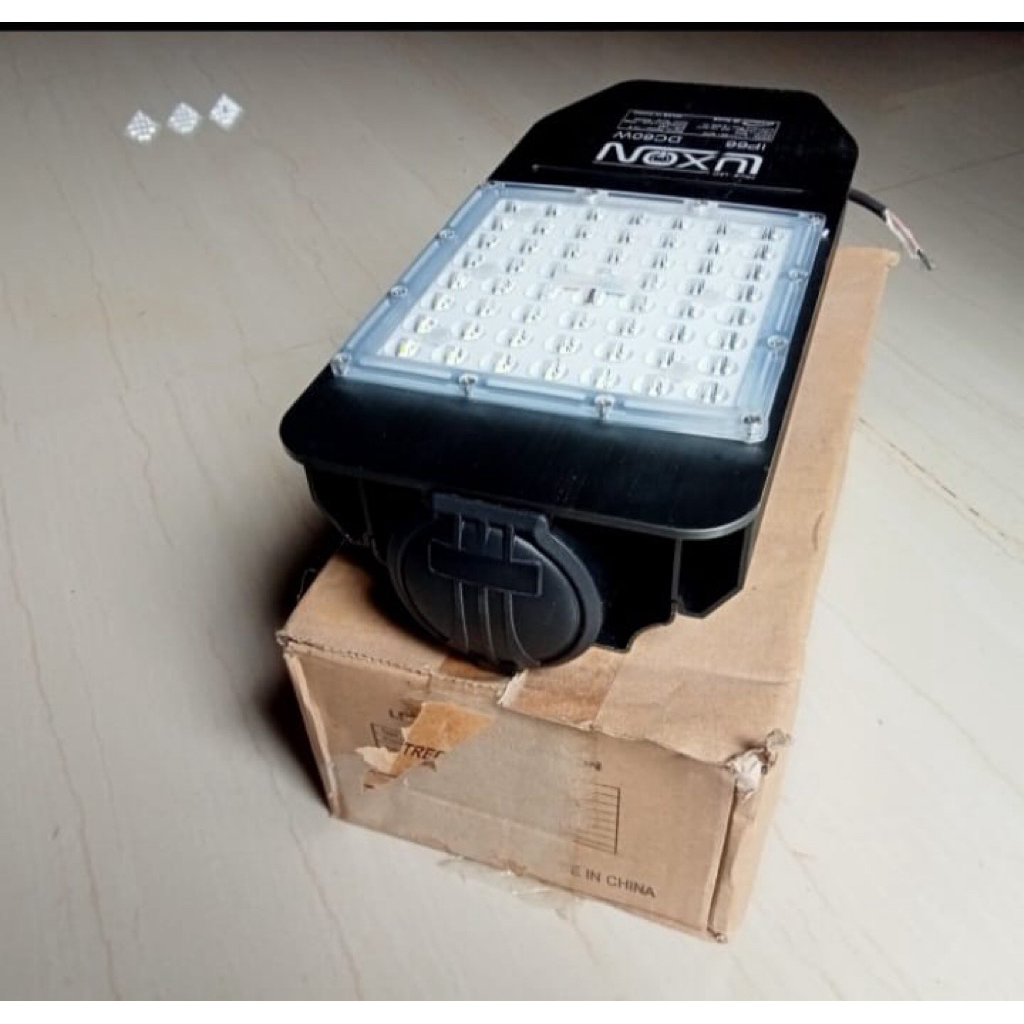 LAMPU PJU DC 24 VOLT 60 WATT LUXON ( bridgelux ) SOLAR CELL DC 24V