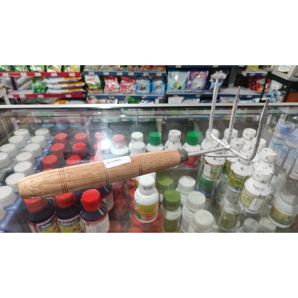 GARUKAN MINI / GARPU TANAH GAGANG KAYU