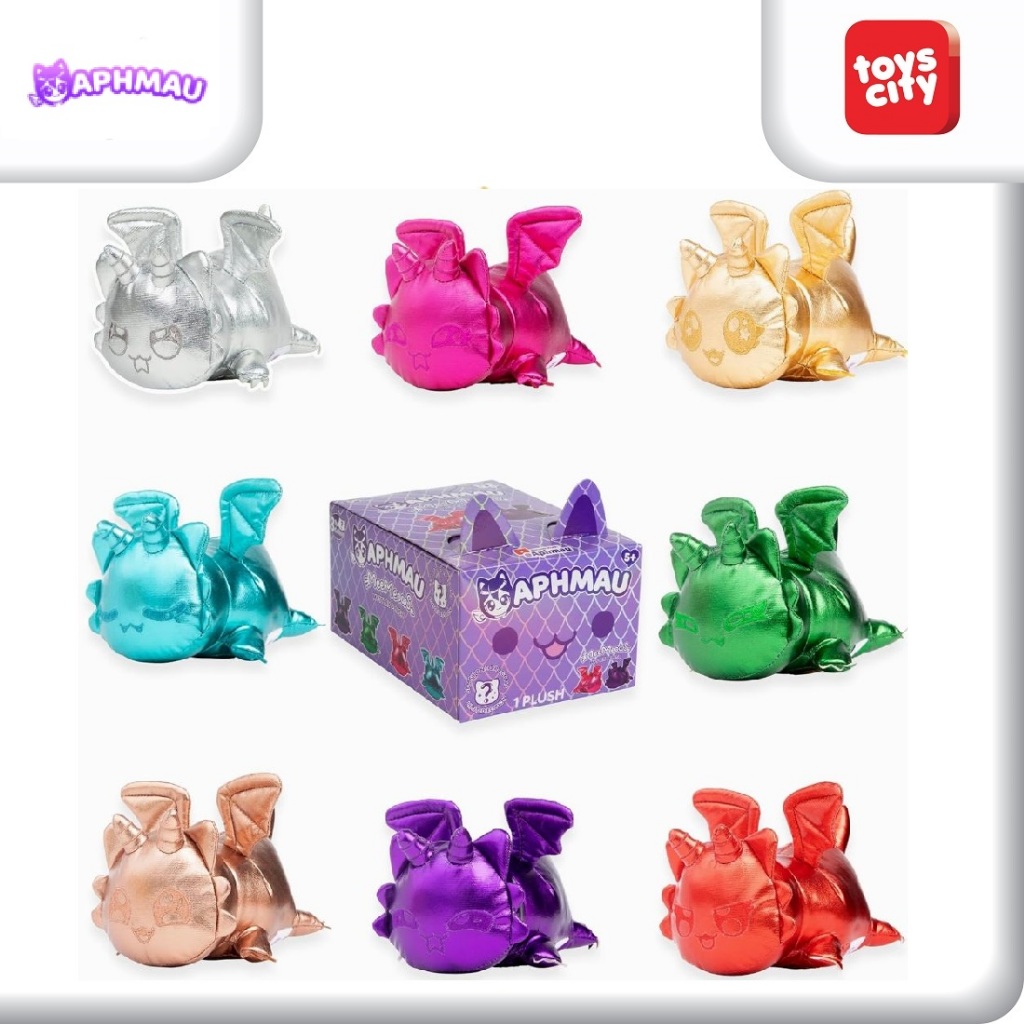 Aphmau 6” MeeMeow Mystery Plush Dragons Series, Blind Box - Assorted