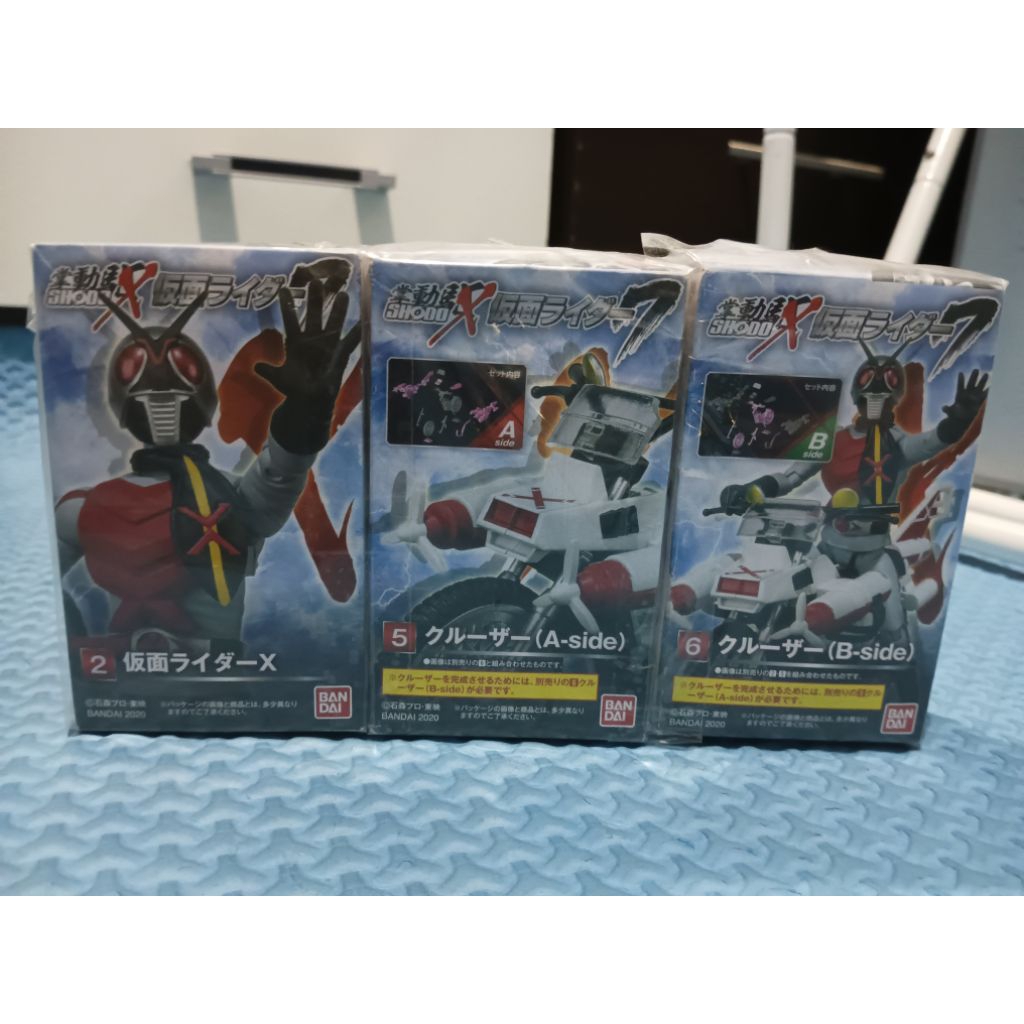 Shodo Set Kamen Rider X VS Dan X Cruiser Machine Mesin