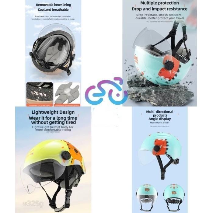 Helm Pelindung Tangan Decker Sepatu Roda Anak 1 Set