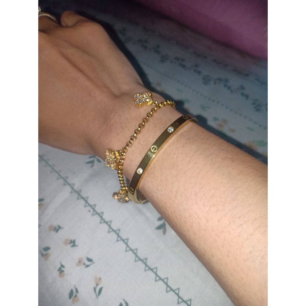 gelang titanium oval