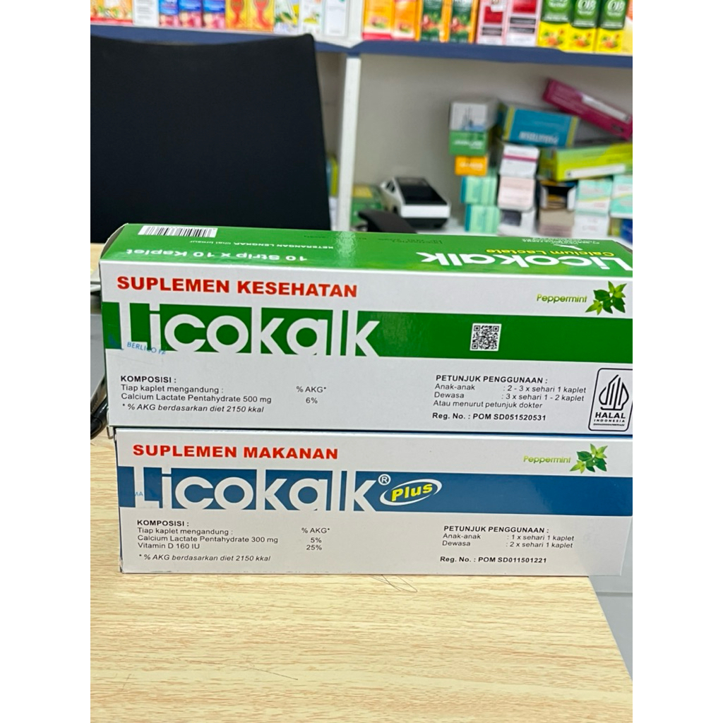 LICOKALK PLUS/LICOKALK STRIP 10 TABLET KALSIUM