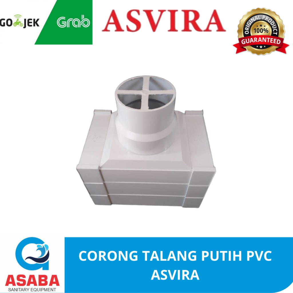 CORONG TALANG PUTIH PVC ASVIRA