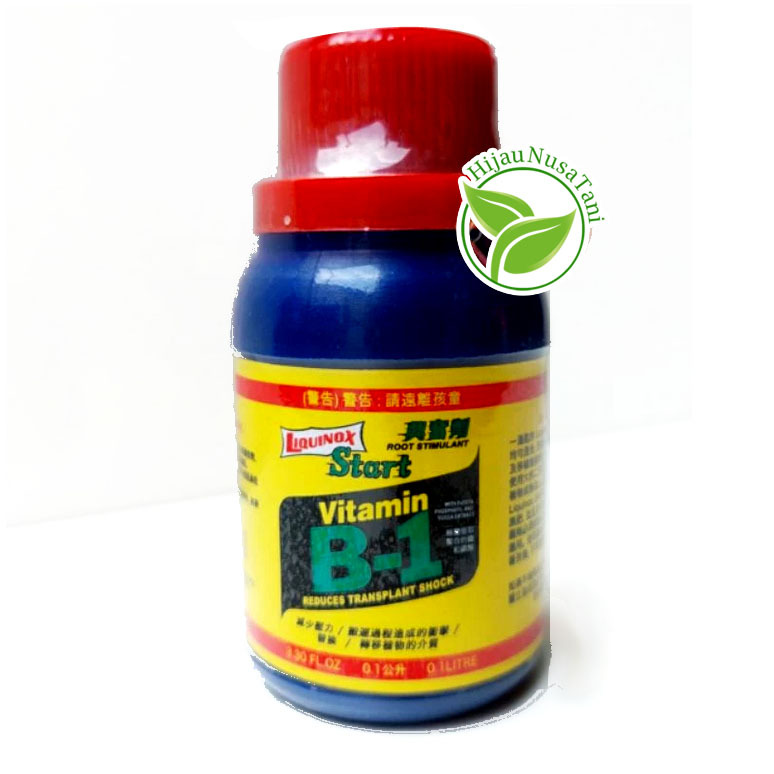 LIQUINOX START VITAMIN B1 100ml 0-2-0 TAIWAN Botol Biru - Kemasan 100 ml zpt pupuk pemacu pertumbuha