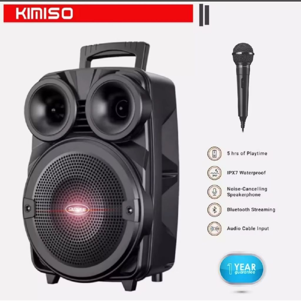PALING LAKUUUUUU Speaker Bluetooth Kimiso Km-3381 Subwoofer aktif Speaker Bluetooth 6.5Inc Super Bes