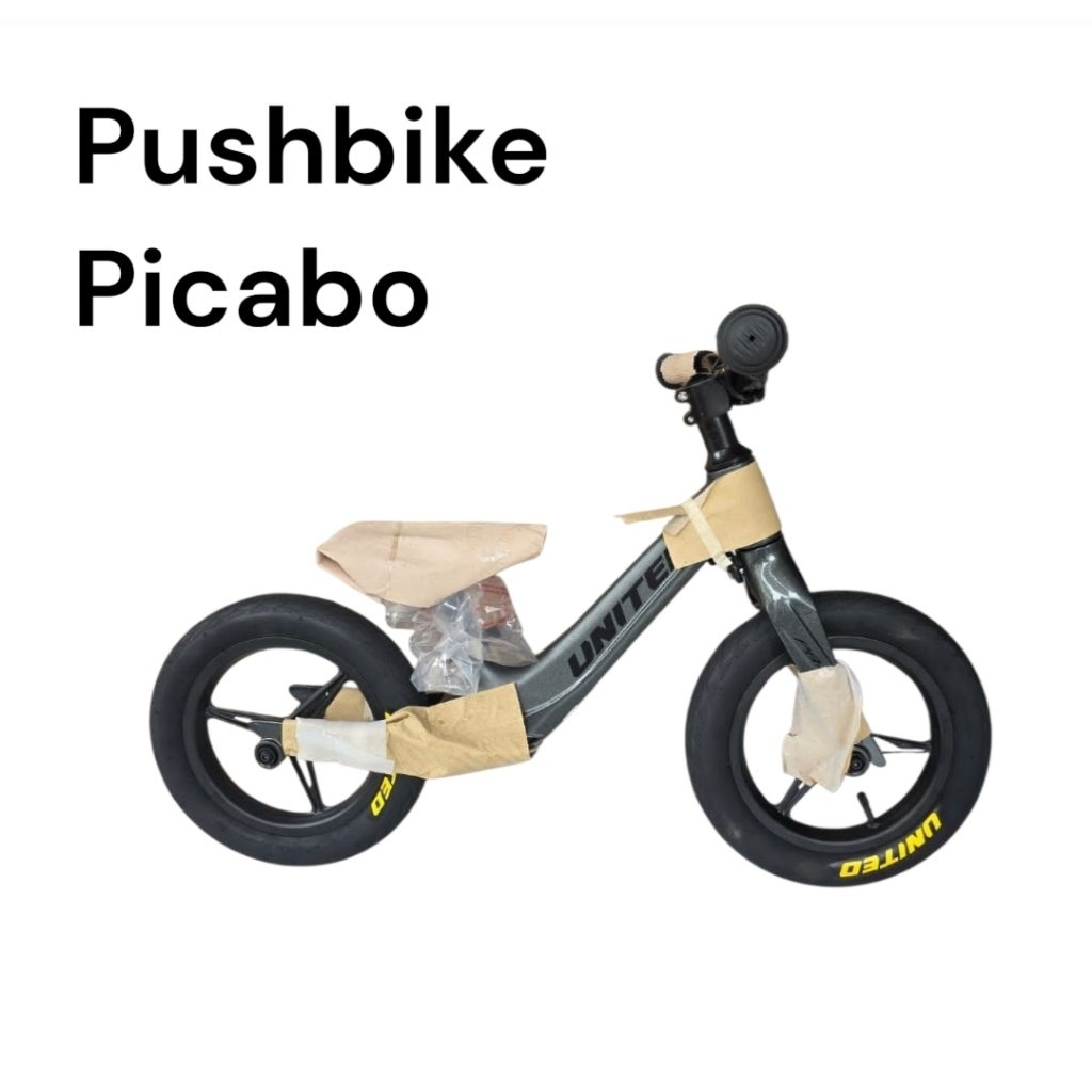 Pushbike UNITED PICABO 12 Inch Balance Bike Pushbike Anak Balita Magnesium