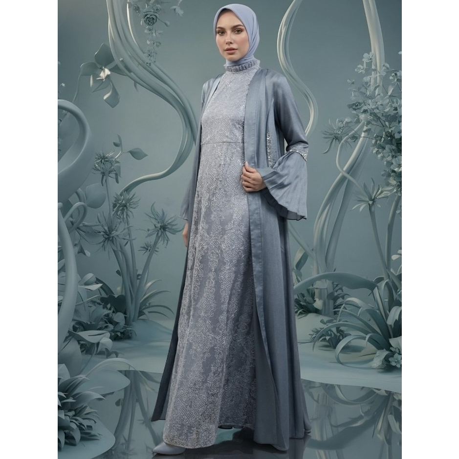 Shafira -  Zella Dress I Gamis Panjang I Abaya Muslim Wanita