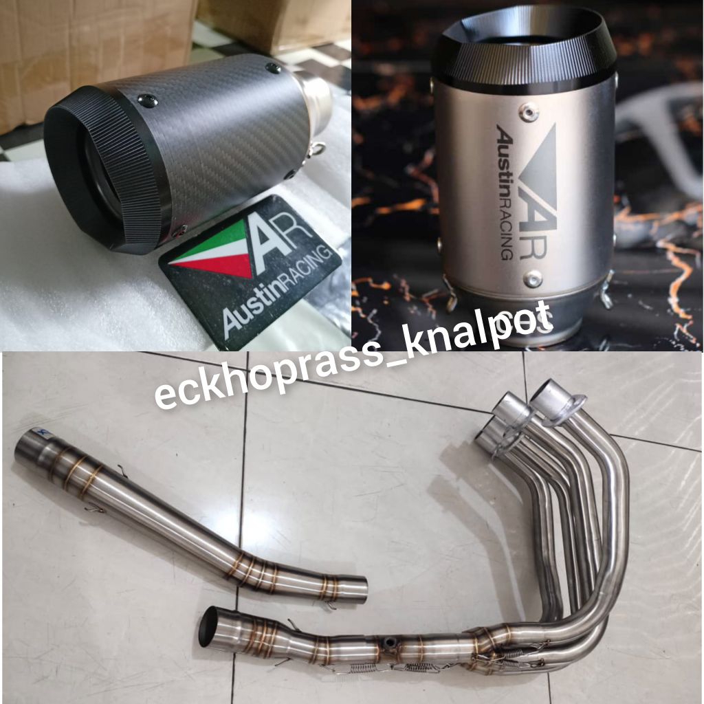 Knalpot Austin racing import fullsystem ZX25R ZX25RR