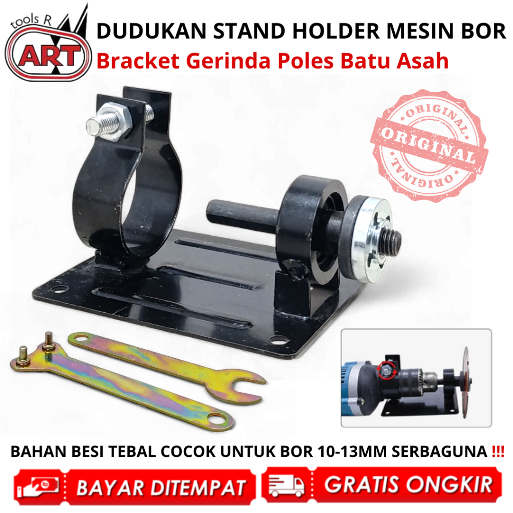 Dudukan Bor Adaptor Meja Jadi Mesin Gerinda Drill Table Bracket Stand DIY Circular Saw Portable