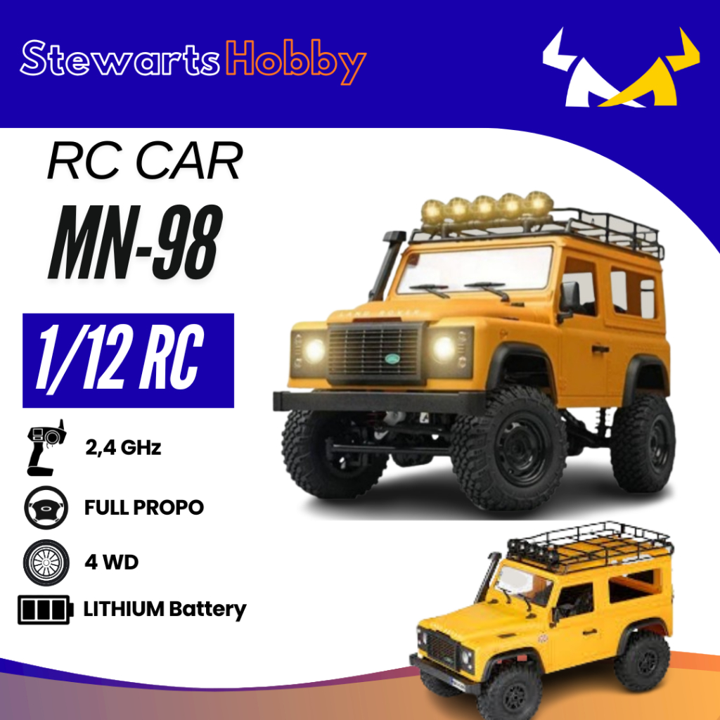 RC Adventure MN98 Land Rover Defender 1/12 RTR VS MND90 MN99S