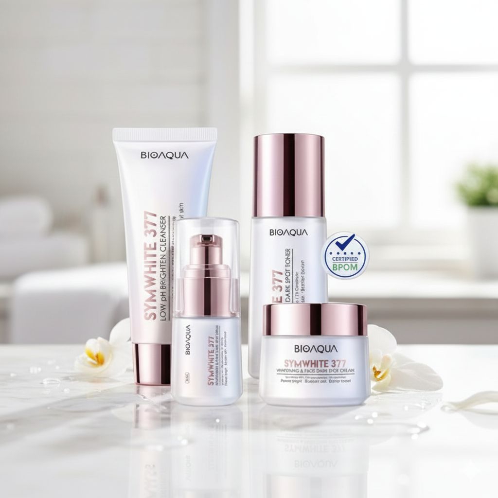 BIOAQUA Symwhite 377 Whitening & Fade Dark Spot Skincare - Set 4 Pcs