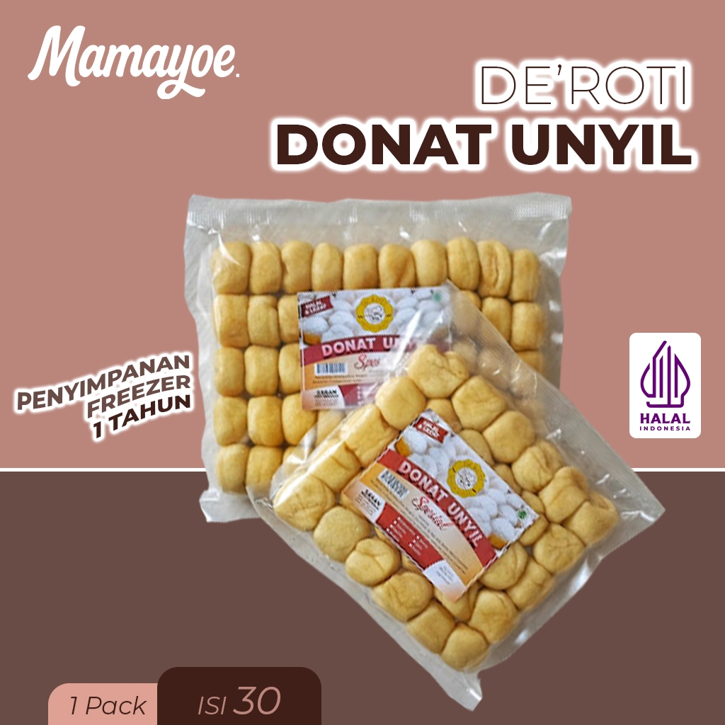 De'Roti - Donat Unyil Isi 30pcs Lembut dan Hemat
