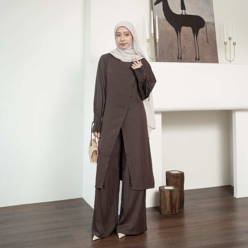 COTTONARY Yiran Tunic | Tunik Wanita Lebaran Hari Raya