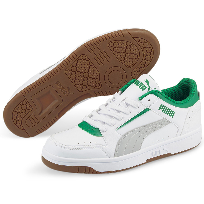Sepatu Sneakers Rebound Joy Low Puma White-Harbor Mist-A 380747 08