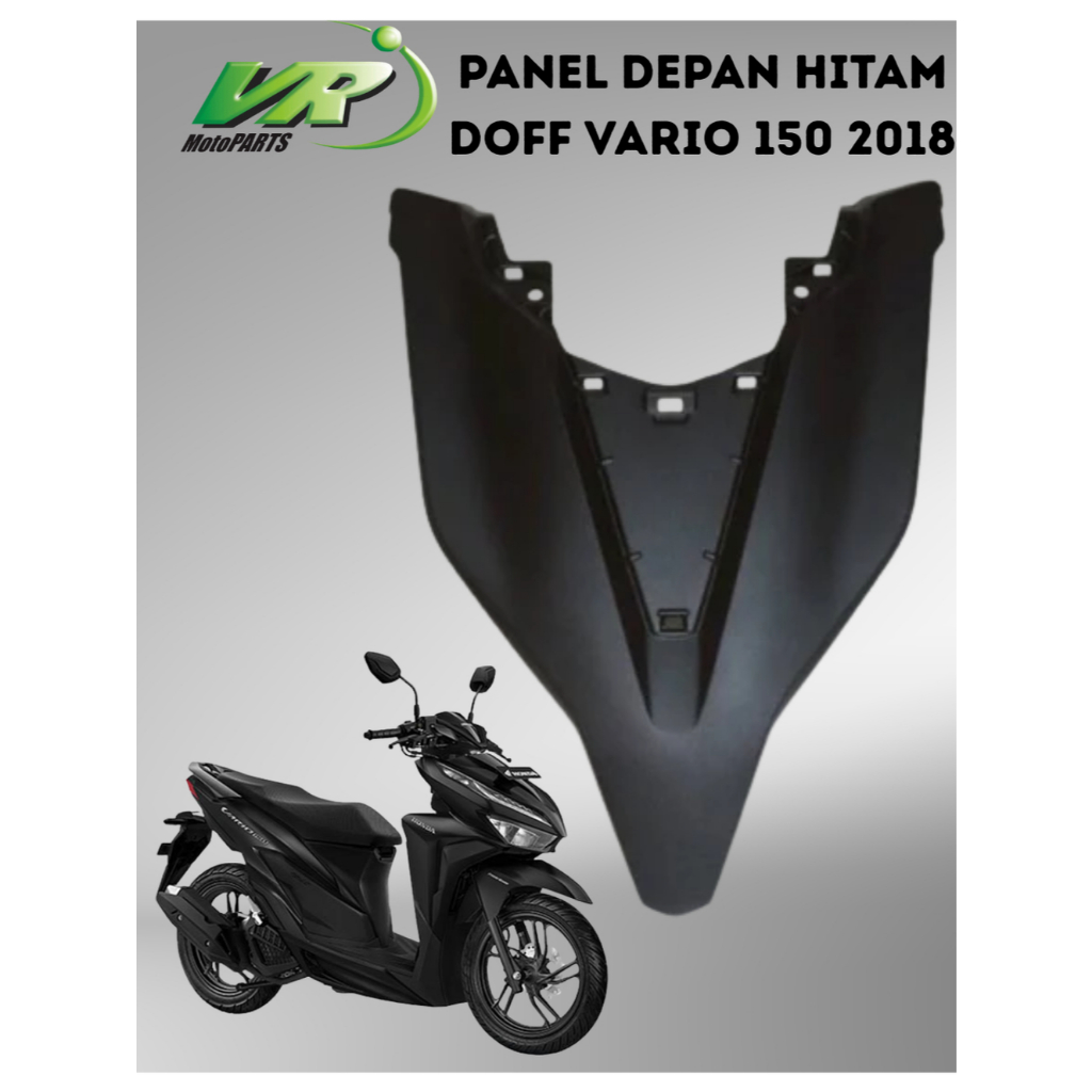 02-B52-305-80AA Panel Depan Hitam Doff Vario 150 2018