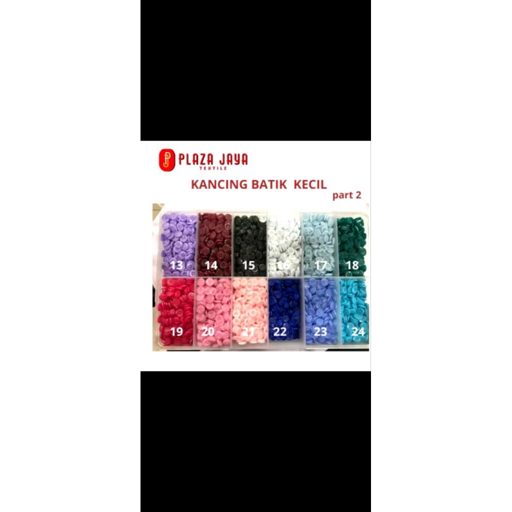 Kancing Batik Kecil per 1 gross