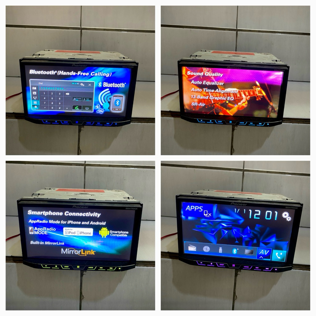 Tape Mobil Headunit Pioneer AVH X5750BT BUILT in processor Bluetooth