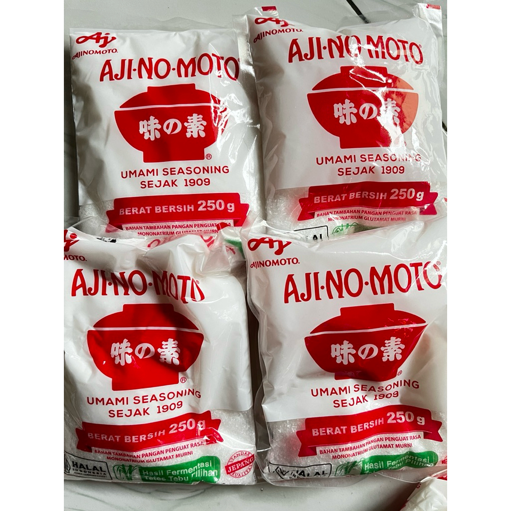 Ajinomoto 250 gram 90 gram 16 gram (renteng)
