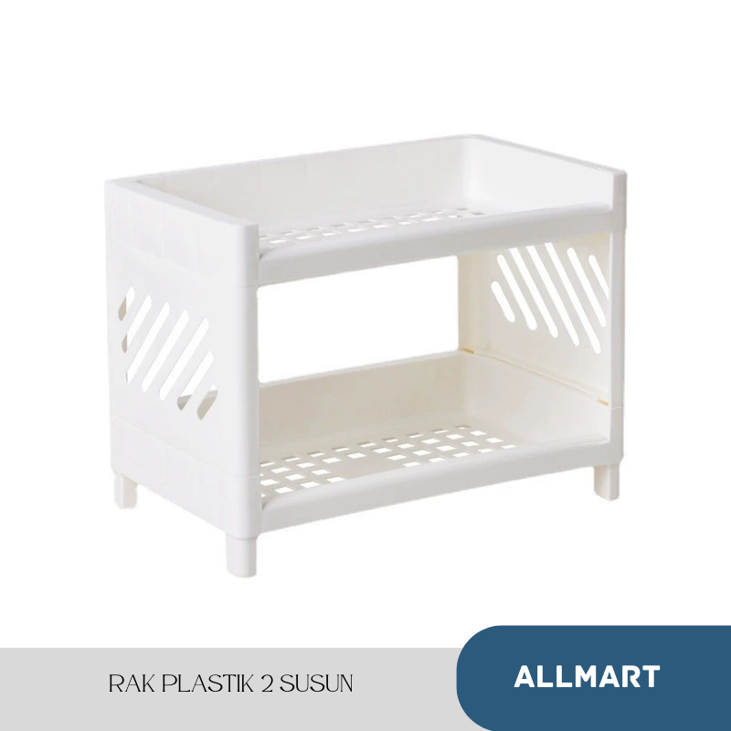 RAK SERBAGUNA PORTABLE MURAH / MEJA PLASTIK KOSMETIK MINI / RAK MEJA KECIL MULTIFUNGSI