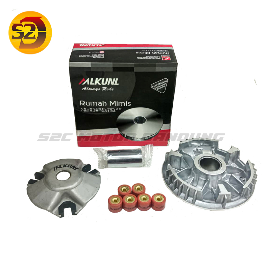 PULLY RUMAH ROLLER ASSY MIO J X RIDE 115 MIO GT MIO SOUL GT 1SET MLKUNL