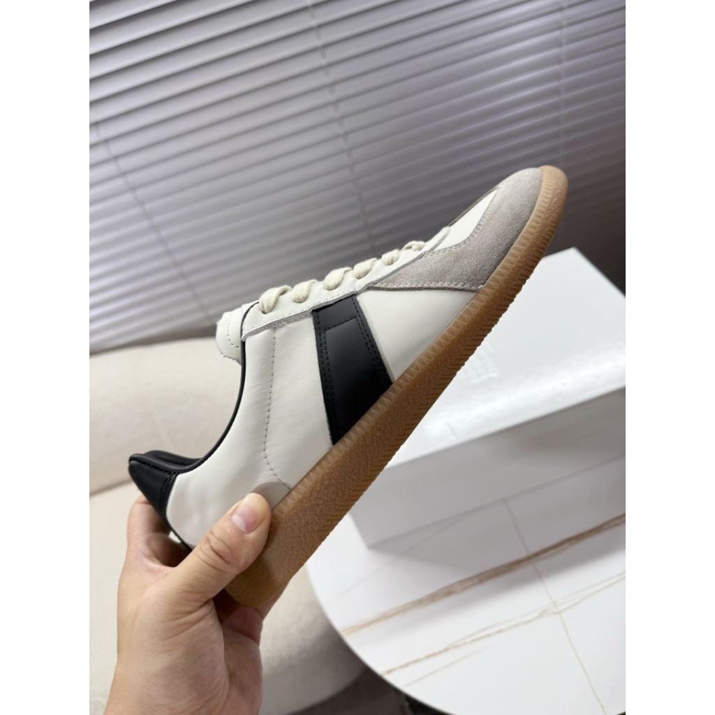 Maison Margiela MM GATS German Army Trainer Replica Black White Grey Authentic GK