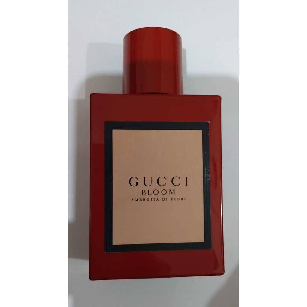 BOTOL KOSONG Parfum Ori Gucci Bloom Ambrosia Di Fiori 50 ml, TANPA BOX