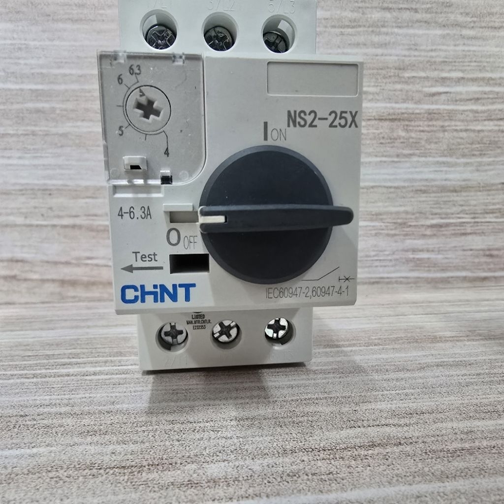 MANUAL MOTOR STARTER NS2-25X 0,25A - 25A CHINT ELECTRIC