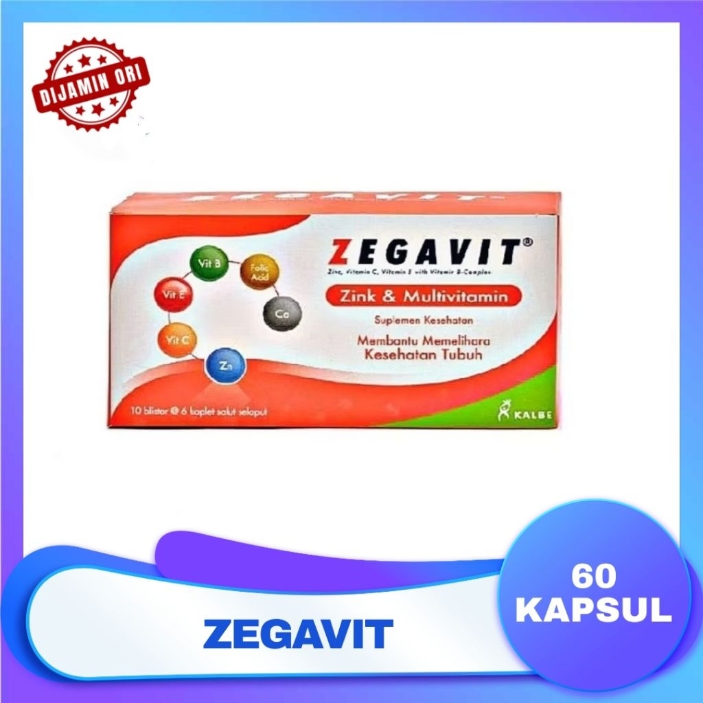 Zegavit  Multivitamin dan Zink 1Box