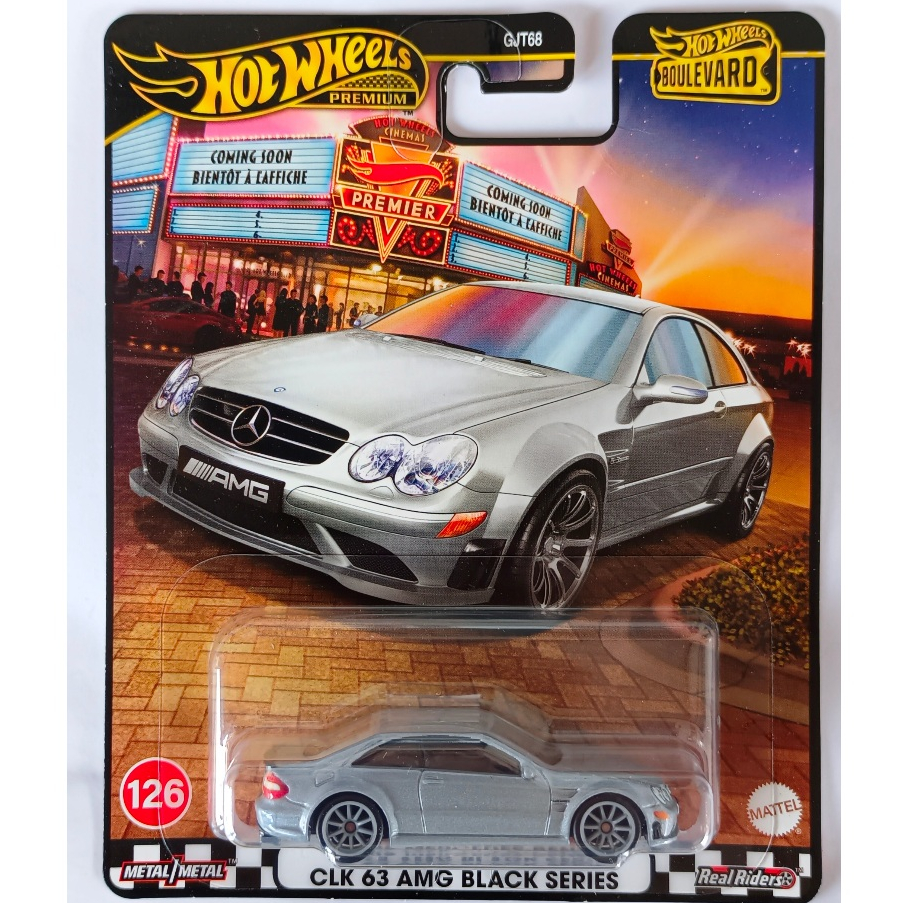 Hot Wheels Premium Boulevard Mercedes Benz CLK 63 AMG Black Series