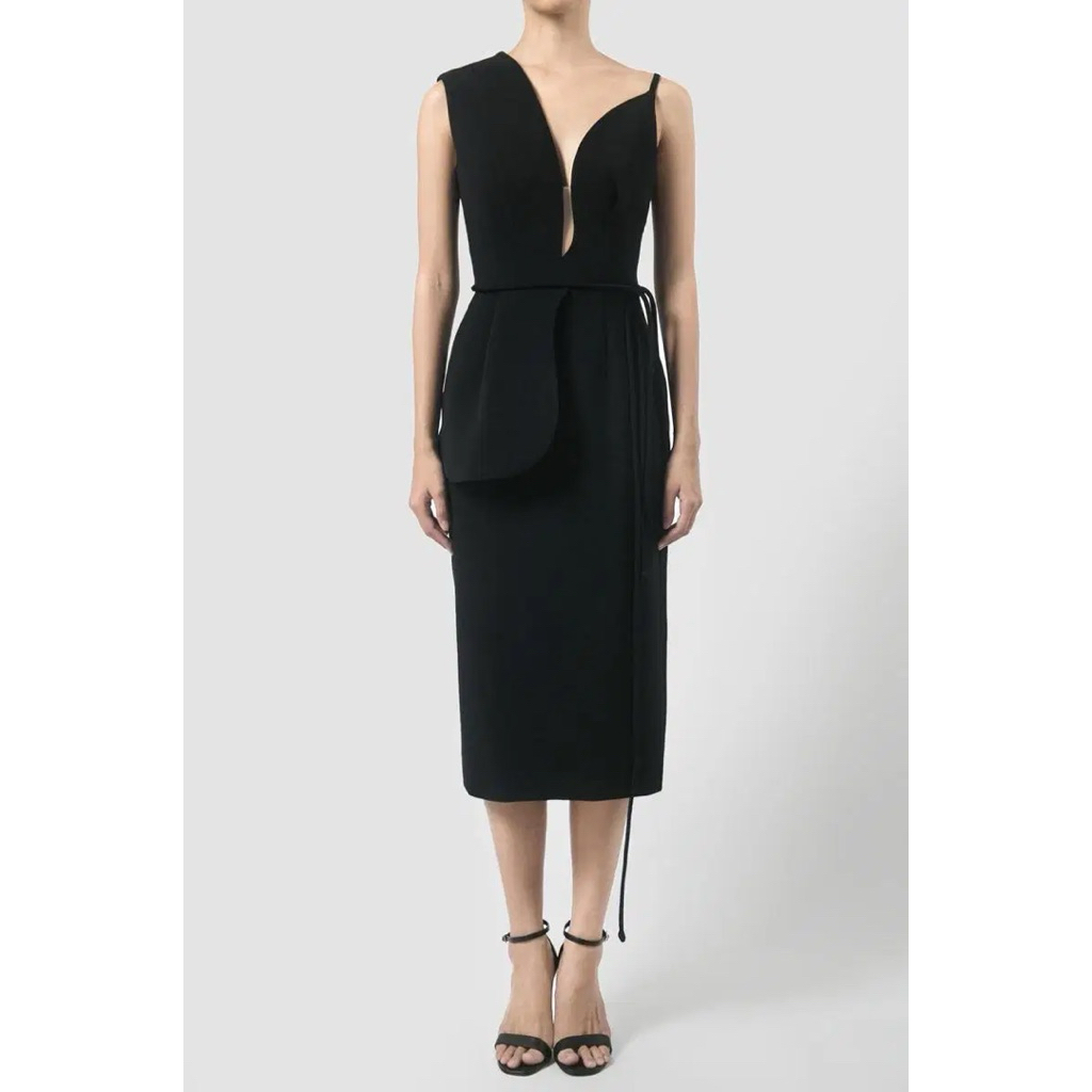 peggy hartanto dress budgreen sleeveless dress