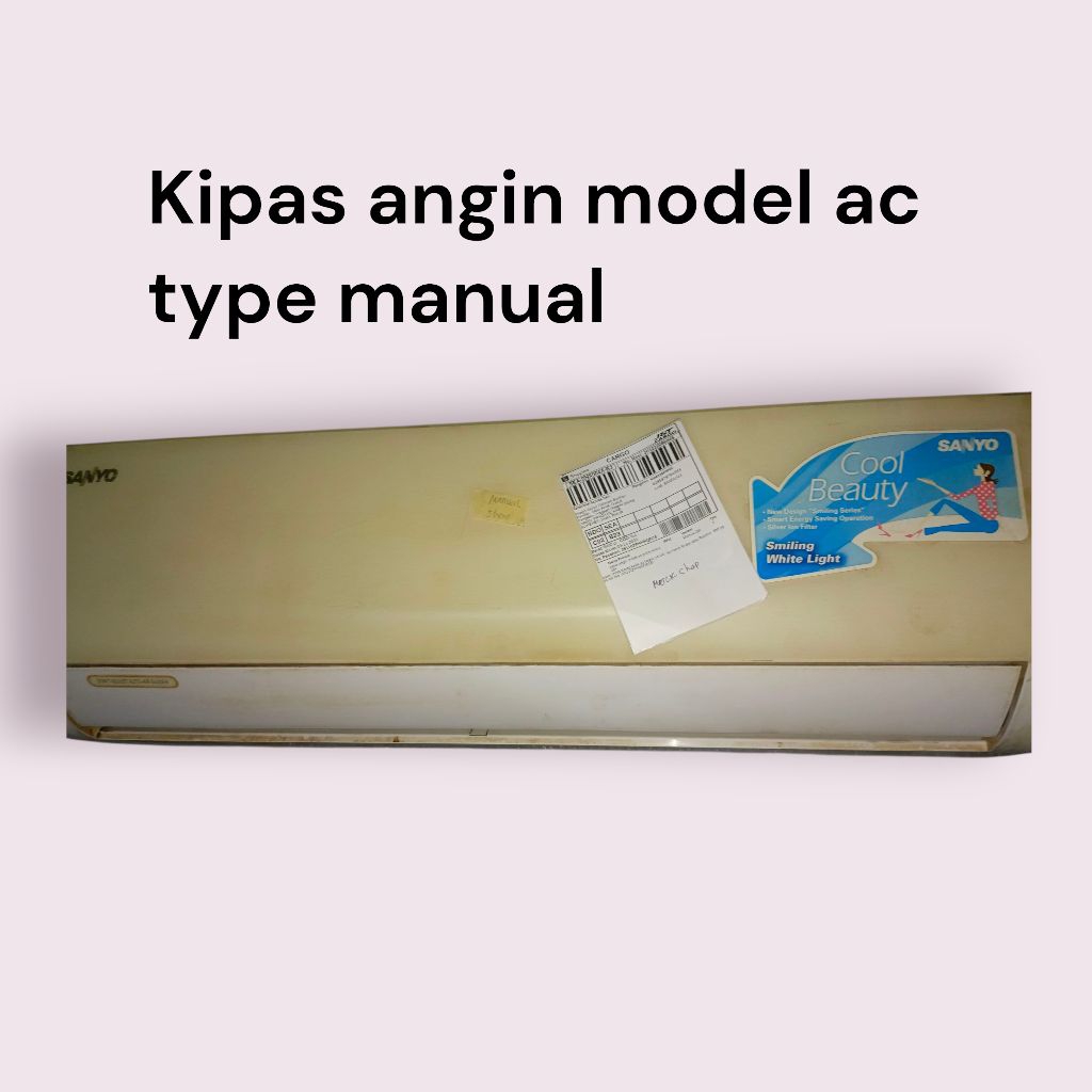 Kipas angin model ac type manual