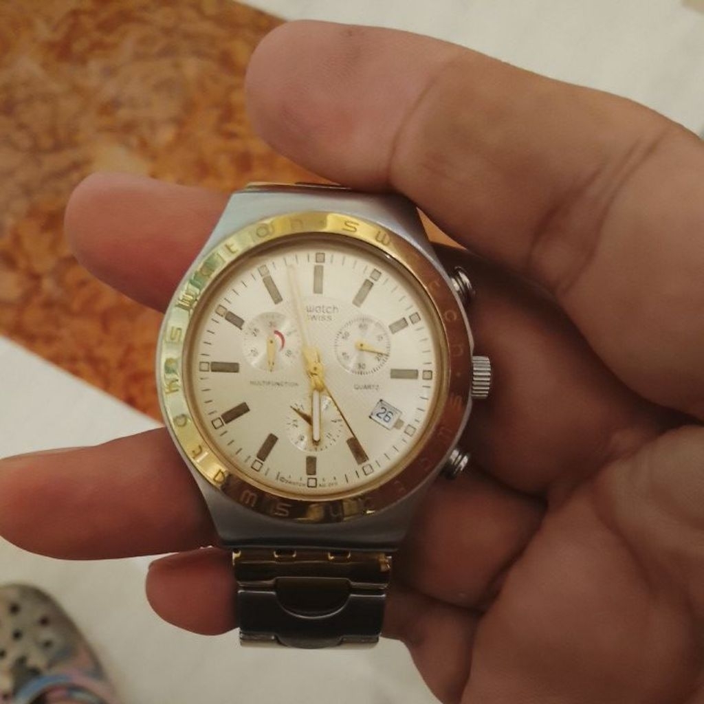 Vintage Swatch Irony chrono Watch