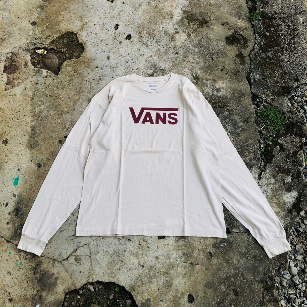 Longsleeve Vans original basic logo ( second/bekas )