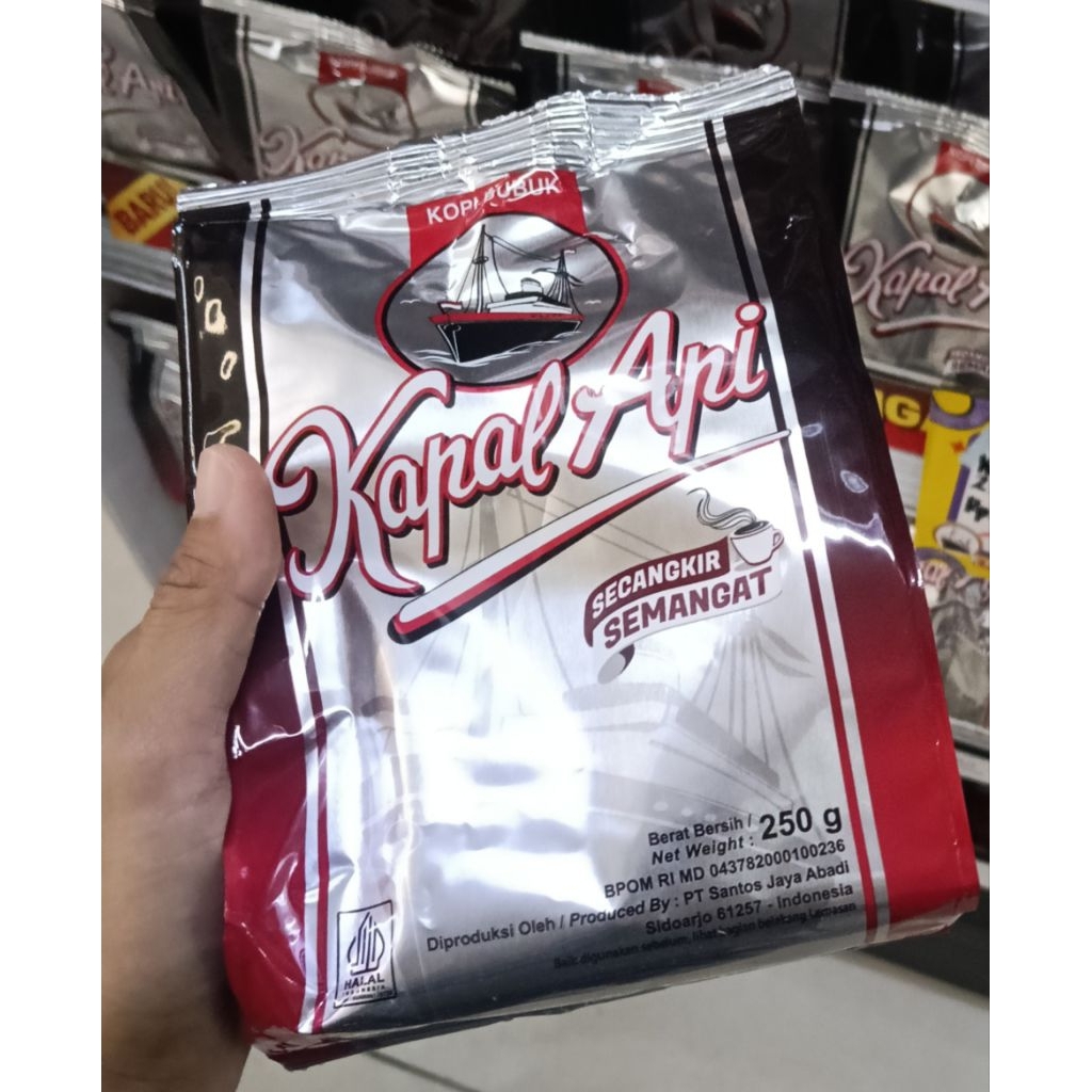 Kapal Api Silver 250gr / Kapal api semangat 250 gr