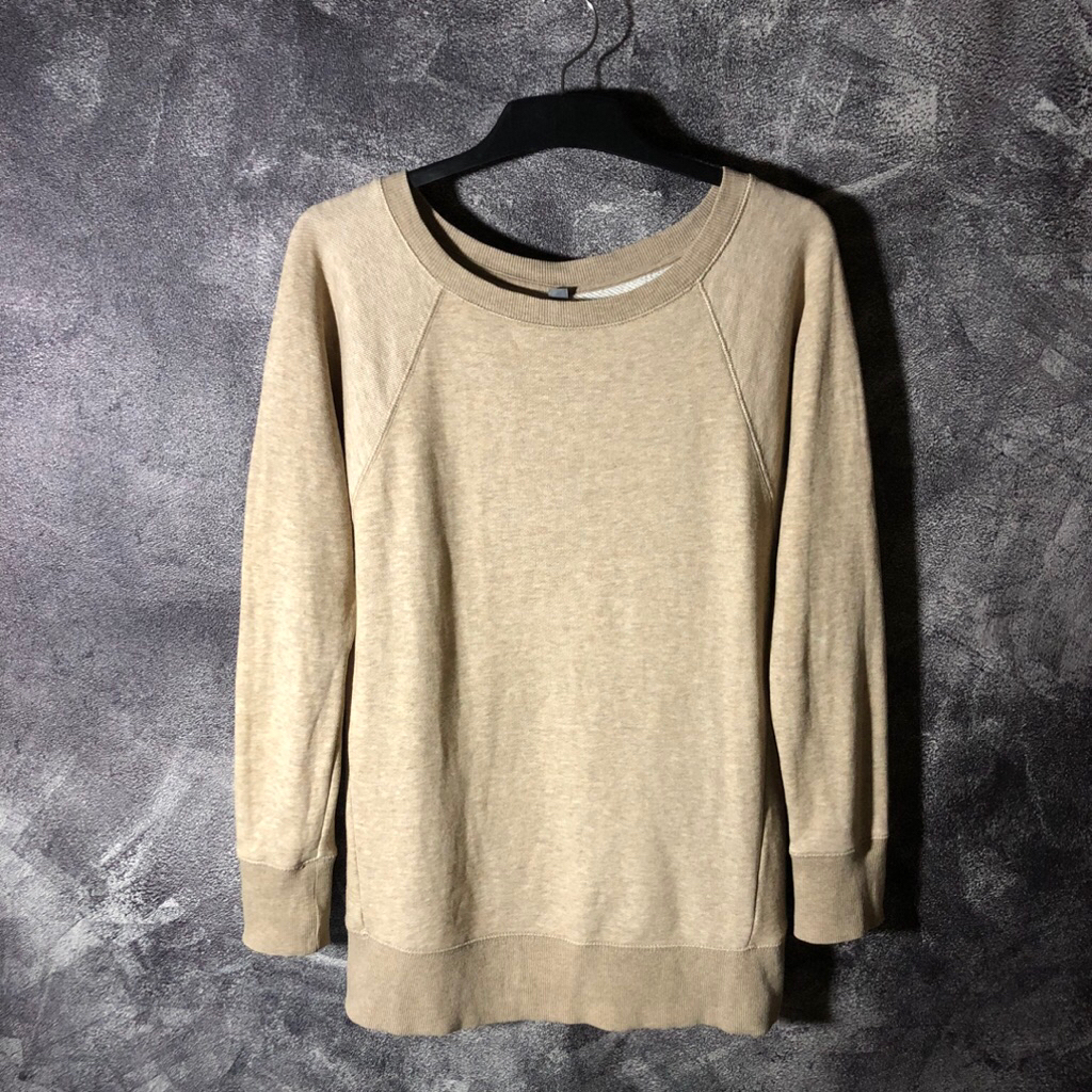 Crewneck Sweatshirt Uniqlo Size S Brown