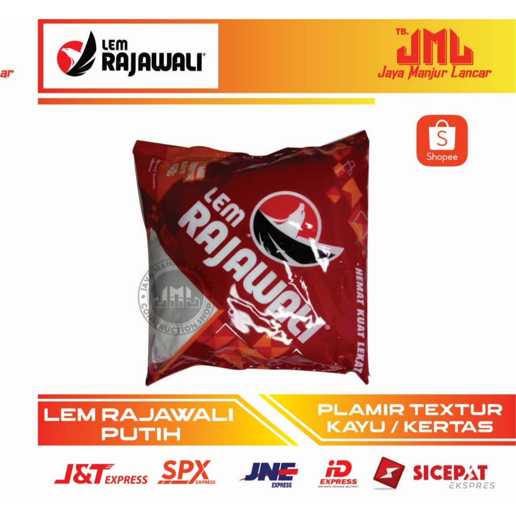 Lem kayu RAJAWALI 500 G/Lem putih RAJAWALI 500G