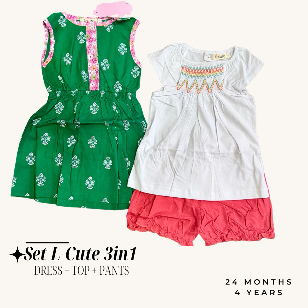 Set baju celana anak cewek BLOUSE WHITE | BAJU DRESS ANAK BAYI PEREMPUAN IMPORT