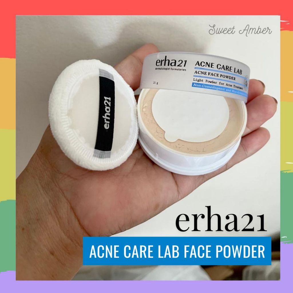 Erha 21 Acne Care Lab Face Powder Bedak Tabur 21g NO BOX