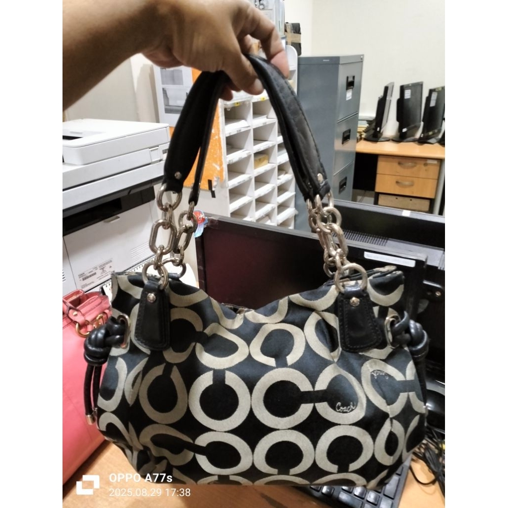 preloved Tote Bag coach signature