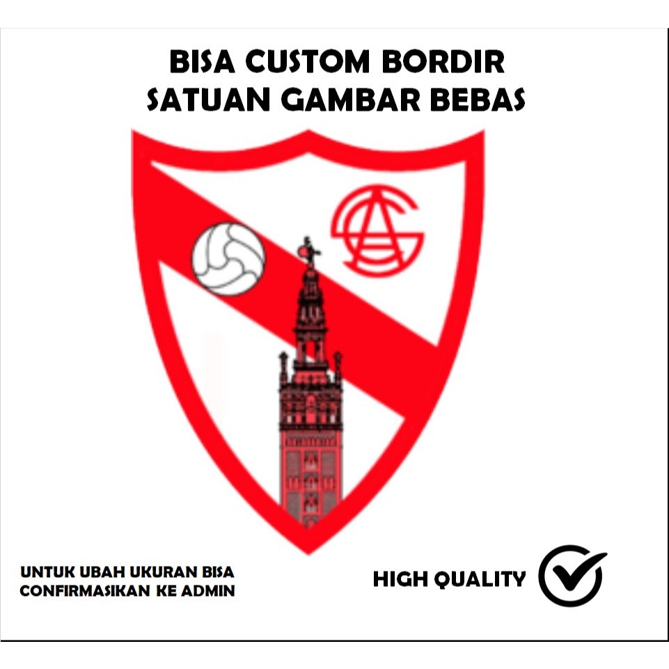 EMBLEM BORDIR PATCH LOGO CLUB BOLA TESTIMONI-IBP