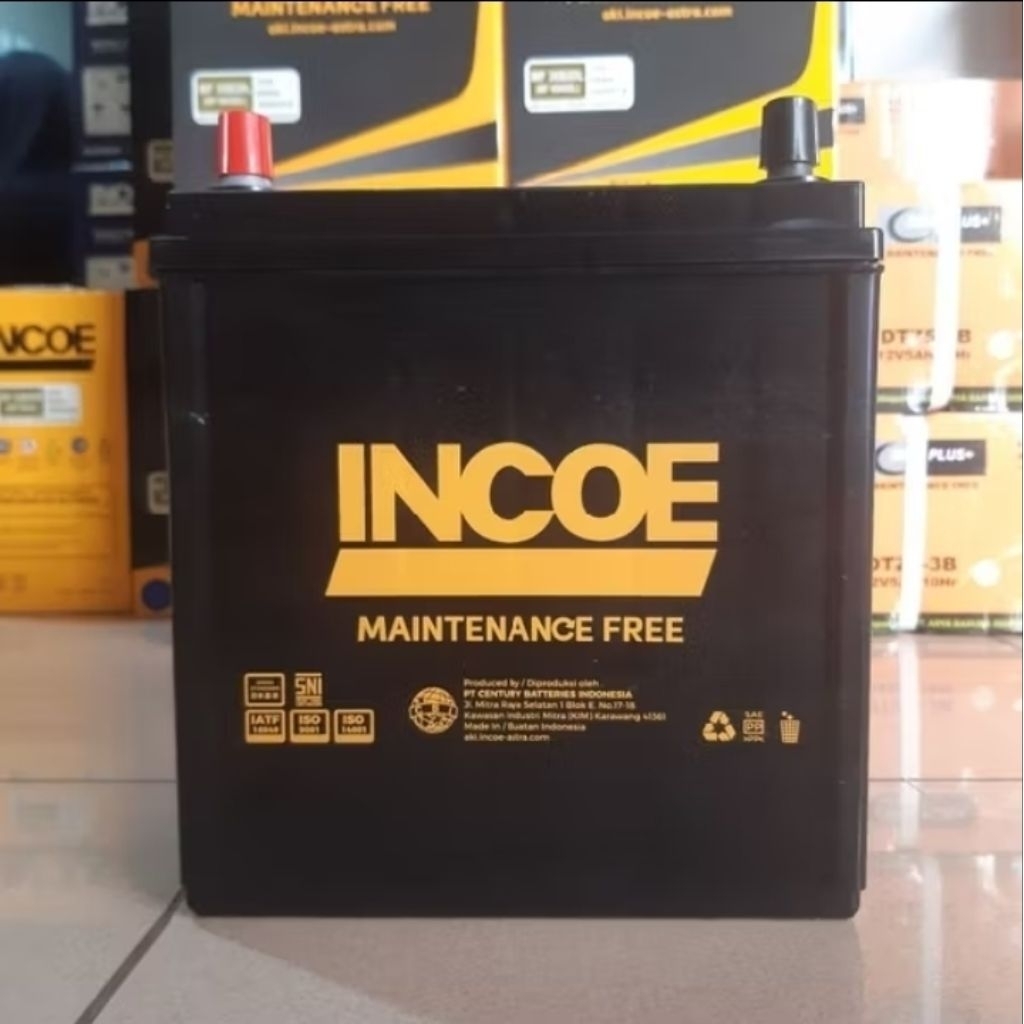 Aki Mobil Kering Toyota Avanza, Rush, Raum Accu Incoe NS40 MF 32Ah