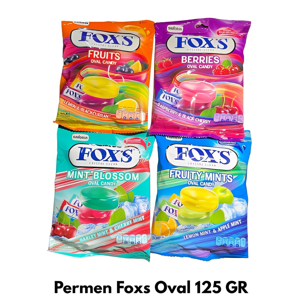 Permen Foxs rasa Fruit & Berries 125 gr