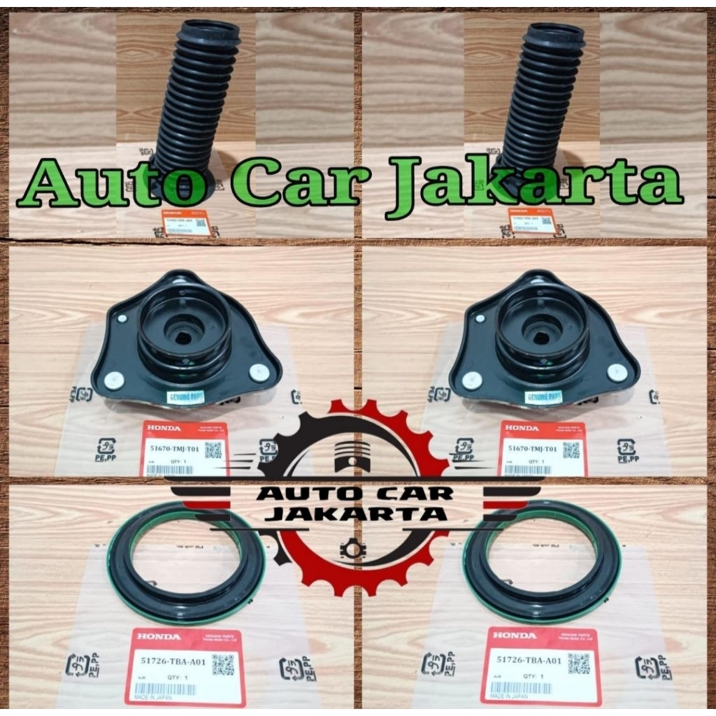 Support Shock Depan + Bearing Support + Karet Boot Crv Gen 5 Crv Turbo