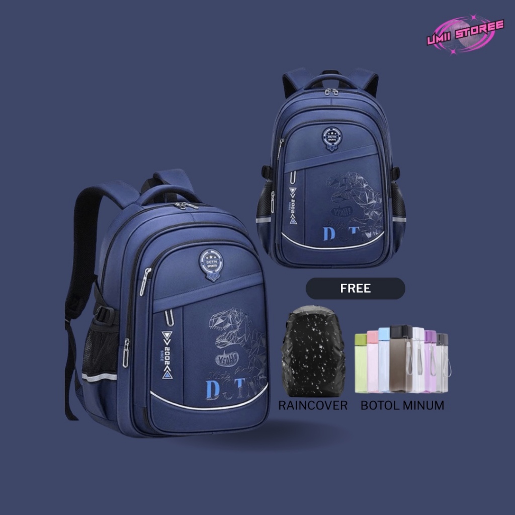 TAS SEKOLAH ANAK COWOK FASHION MODEL IMPORT TERBARU KAPASITAS BESAR ANAK LAKI LAKI SEKOLAH SD-SMA