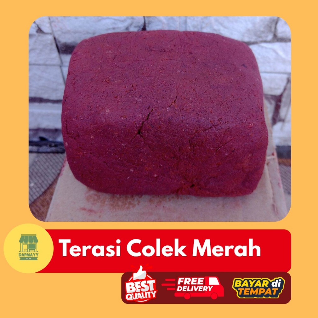Terasi Colek Merah Asli 250gr Super Enak Wangi & Gurih