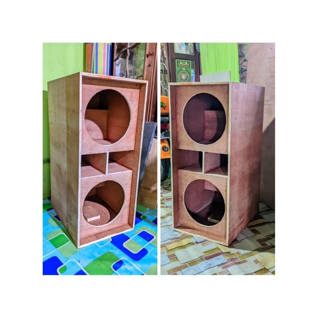 Box Miniscoop 12inch Double, Triplek Semi Meranti 12mm